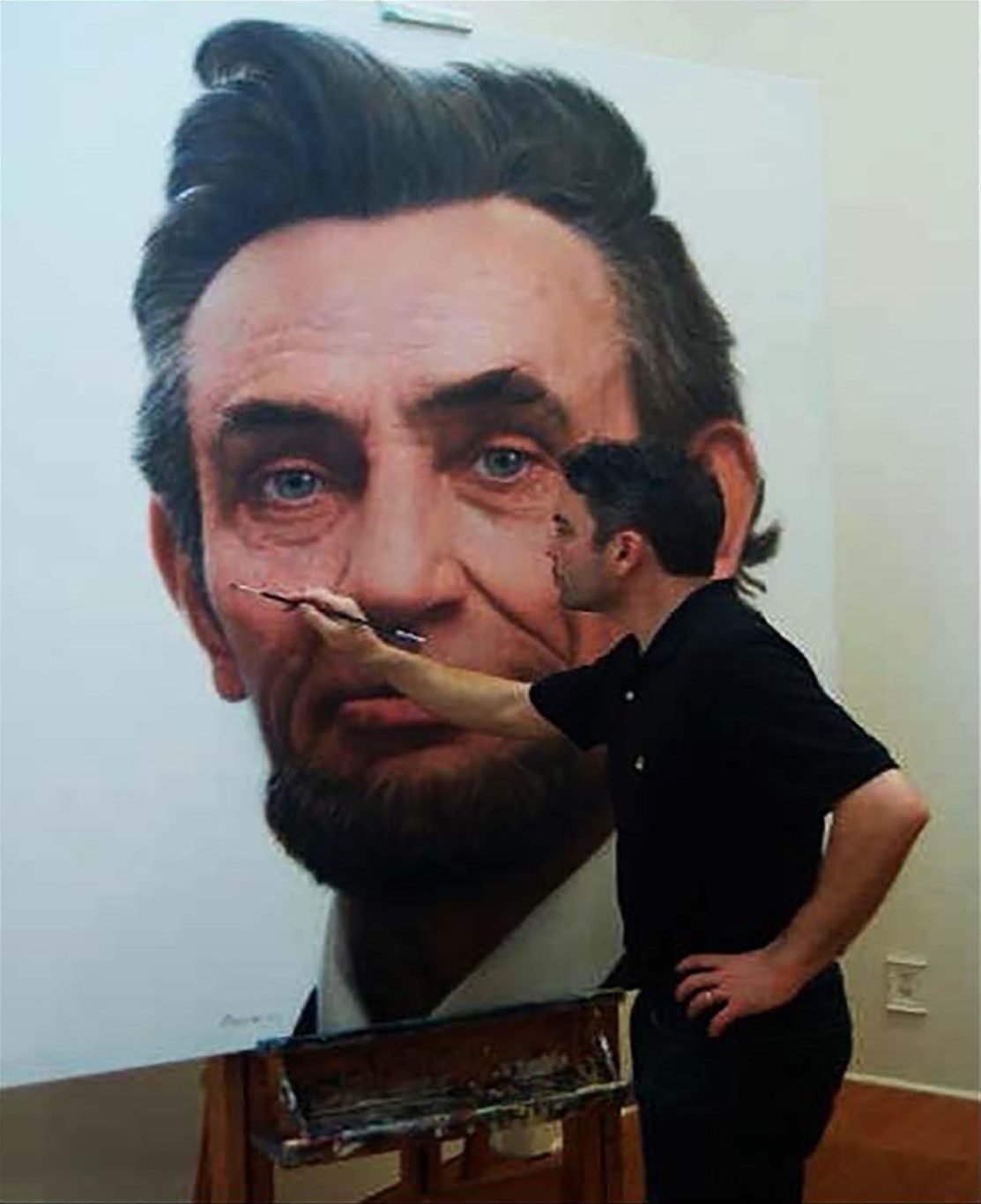 Abraham Lincoln, Rossin Fine Art, portrait artist, Portrait Commissions, official, presidential, painting, portfolio, fine art, museum-quality portraits, Smithsonian National Portrait Gallery, bronze sculpture, group portrait, family portrait, Commanders in Chief painting