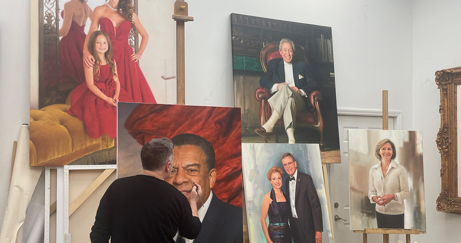 Ross Rossin Portrait Artist in Atlanta's Oil Painting - Portraiture in USA