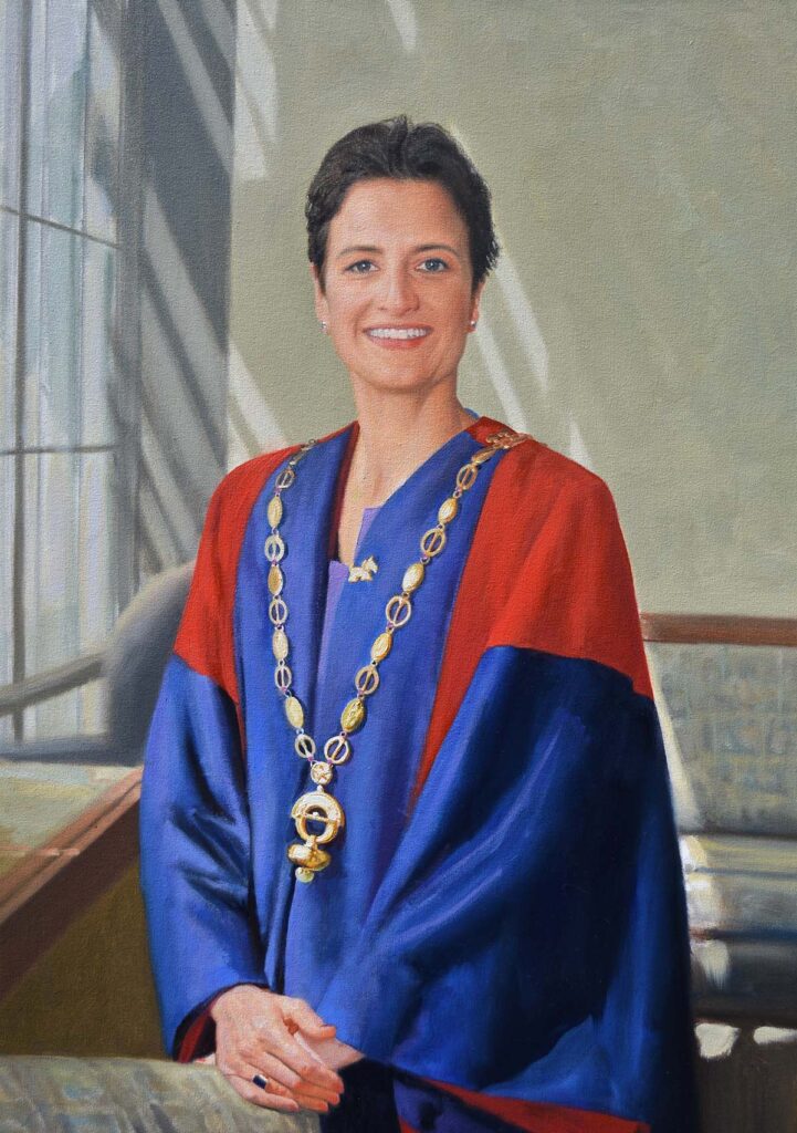 Fine Art Portrait Commission of Elizabeth Kiss, Former President of Agnes Scott College