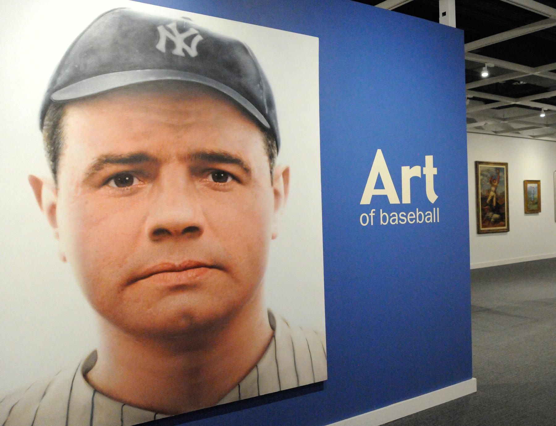 Babe Ruth portrait by Ross Rossin