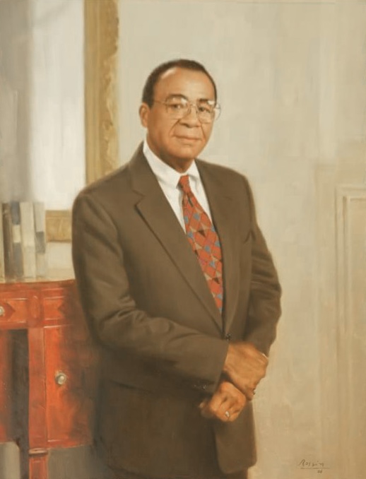 Portrait of John Brooks Slaughter by Atlanta Portrait Artist Ross Rossin